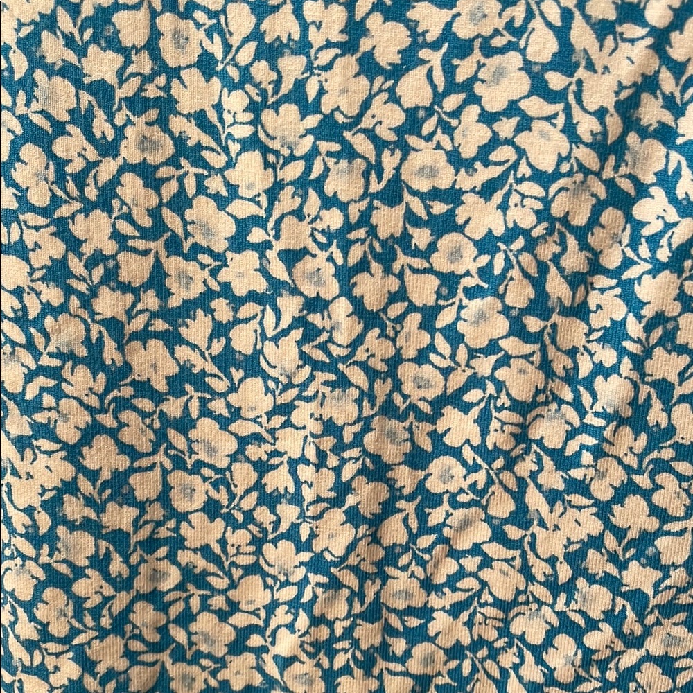 Old Navy Blue and White Floral Dress - Picture 3 of 3